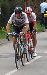 Archivo:Paris-Roubaix 2018 - Sagan et Dillier
