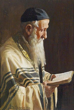Archivo:Rabbi um 1900