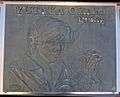 Relief of Yutaka Ozaki at Shibuya Cross Tower in Shibuya, Tokyo