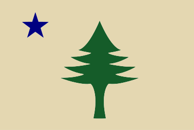 Unofficial flag of Maine