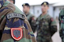 Archivo:Albanian army badges