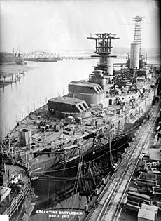 Archivo:Argentine Rivadavia Class Battleship 1912