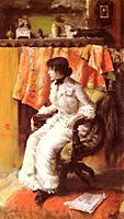 Chase William Merritt In The Studio 1884