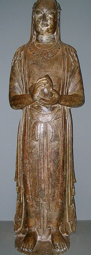 Archivo:Chinese Boddhisattva statue