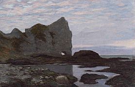 Claude Monet - Étretat, (1864)