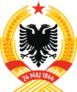 Coat of arms of the People's Republic of Albania