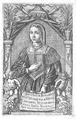 Archivo:Diego de obregón-Retrato de Beatriz de Bobadilla