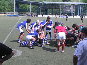 Archivo:Durango Rugby Taldea jugando 2