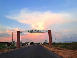 Entrada José María Morelos y Pavón, Empalme.jpg