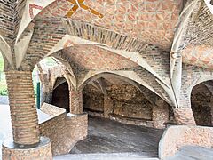 Exterior of Cripta de la Colònia Güell 10