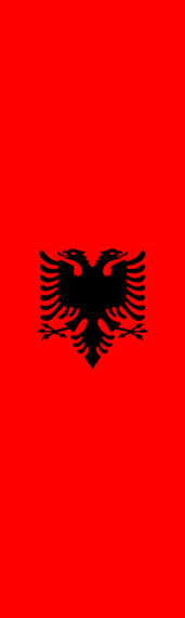 Archivo:Flag of Albania (Vertical)