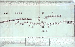 Archivo:Fleets engaging in close combat Toulon 1744