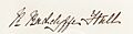 Houghton MS Eng 569.74 - Radclyffe Hall, signature