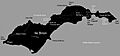 Ile brion island-map
