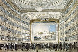 Archivo:Interior of La Fenice in 1837. Original at Museo Correr