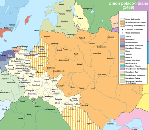 Archivo:Królestwo Polskie i Wielkie Księstwo Litewskie w 1466 r-es