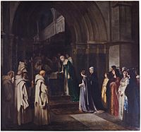 La reina Isabel la Católica en la Cartuja de Miraflores (Museo del Prado)