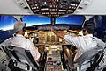 Mahan Air Avro RJ100 cockpit