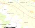 Map commune FR insee code 11195