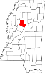 Map of Mississippi highlighting Carroll County.svg