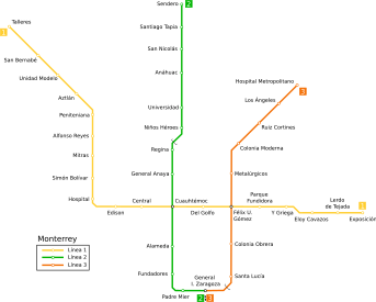 Archivo:Mapa del Metrorrey