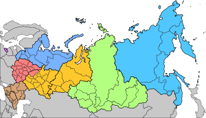 Archivo:Military districts of Russia 2001-2010