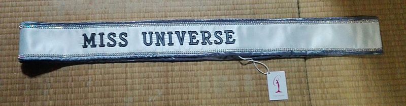 Miss Universe Sash