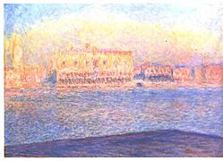 Monet - Der Dogenpalast in Venedig2