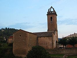 Iglesia de Sant FeliuLocalización de Monistrol de Calders en el Moyanés