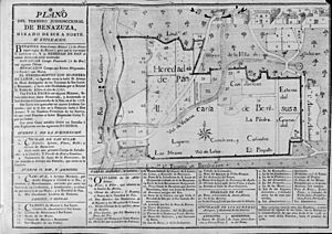 Archivo:Plano de la Hacienda Benazuza en 1780