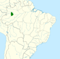 Pyrrhura lucianii map