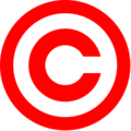 Red copyright