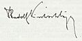 Rudolf Kirchschläger Signatur 1976