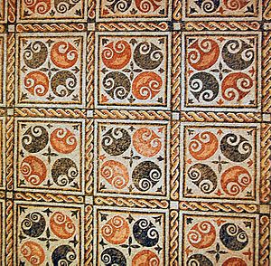 Archivo:Villa Romana de La Olmeda Mosaicos romanos 008