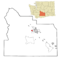 Yakima County Washington Incorporated and Unincorporated areas Summitview Highlighted