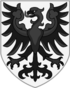 Argent an eagle sable.svg