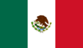 Bandera de la Tercer República Federal de los Estados Unidos Mexicanos modelo 1934