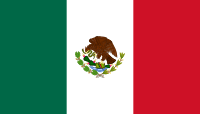 Bandera de la Tercer República Federal de los Estados Unidos Mexicanos modelo 1934.svg
