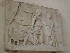 Bas-relief de Judith et Holopherne (Saint-Nicolas-de-Port)