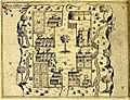 Buildings on Saint Croix Island - circa 1613 - Project Gutenberg etext 20110
