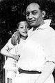 Camilo Díaz Baliño con Isaac Díaz Pardo en 1925