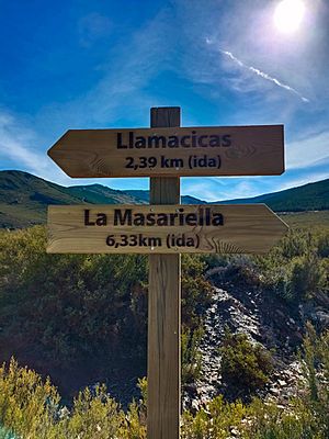 Archivo:Caminos a Llamacicas y la Masariella en Valdavido