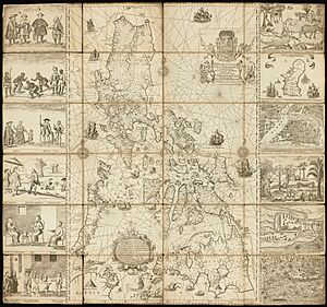 Archivo:Carta Hydrographica y Chorographica de la Yslas Filipinas MANILA, 1734