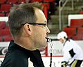 Dan Bylsma 2011-12-03 Gameday Morning Skate Whistle