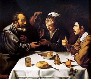 El almuerzo, by Diego Velázquez.jpg