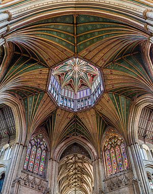 Archivo:Ely Cathedral Octagon Lantern 1, Cambridgeshire, UK - Diliff