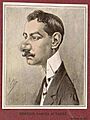 Enrique García Álvarez, caricatura de Cilla