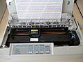 Epson LX-300+ dot matrix printer with colour kit