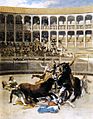 Francisco de Goya y Lucientes - Picador Caught by the Bull - WGA10013