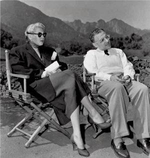 Archivo:George Cukor and Lana Turner 1950